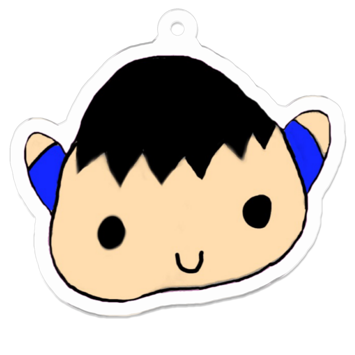 アクリルキーホルダー - 50 x 50 (mm)