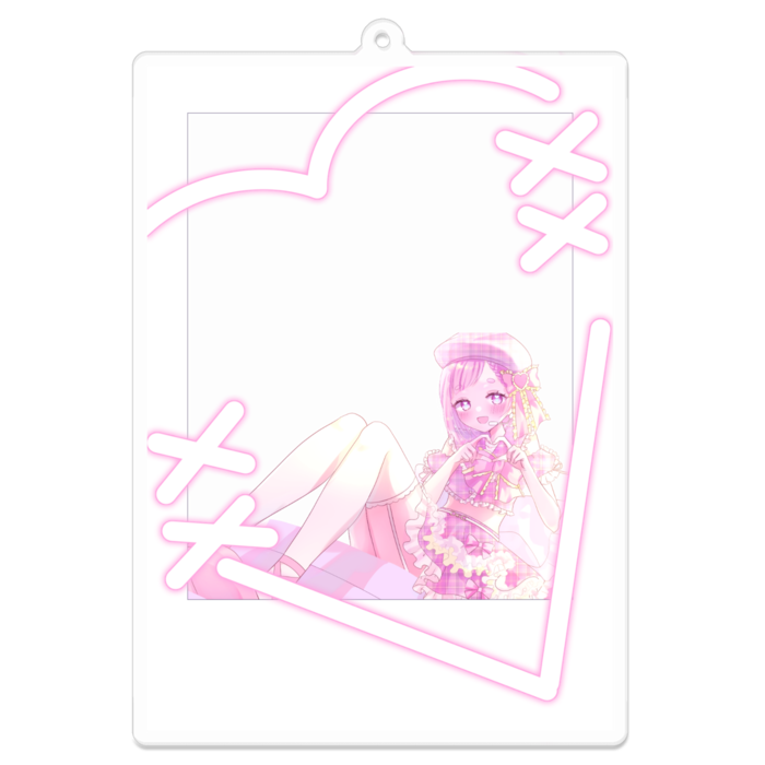 アクリルキーホルダー - 100 x 100 (mm)