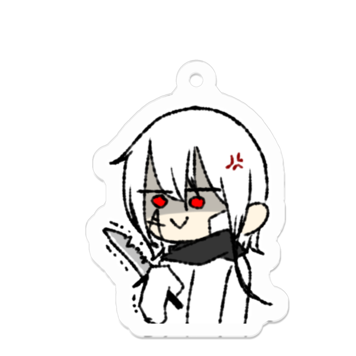 アクリルキーホルダー - 50 x 50 (mm)