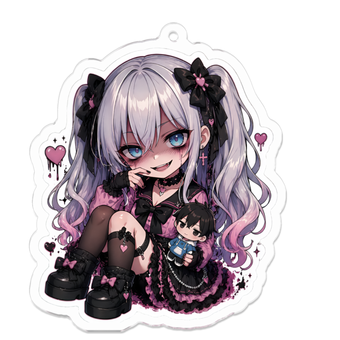 アクリルキーホルダー - 70 x 70 (mm)