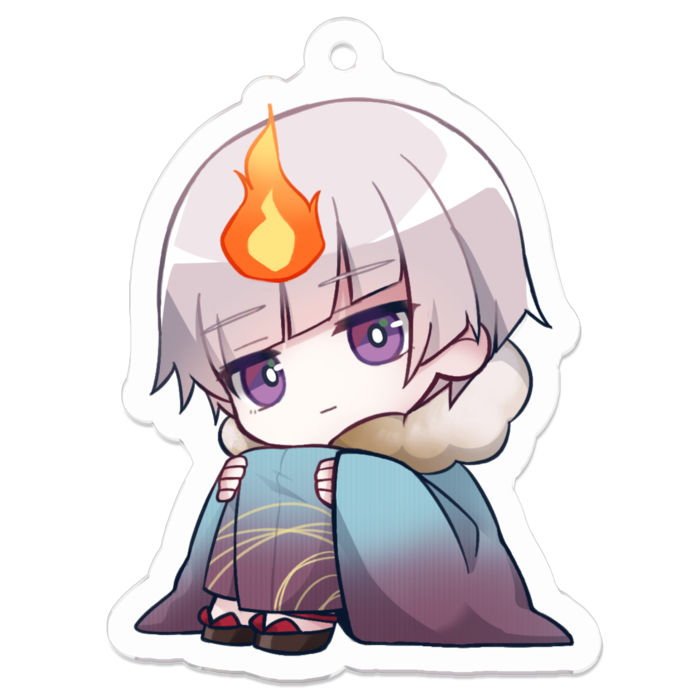 アクリルキーホルダー(コーティング) - 50 x 50 (mm)