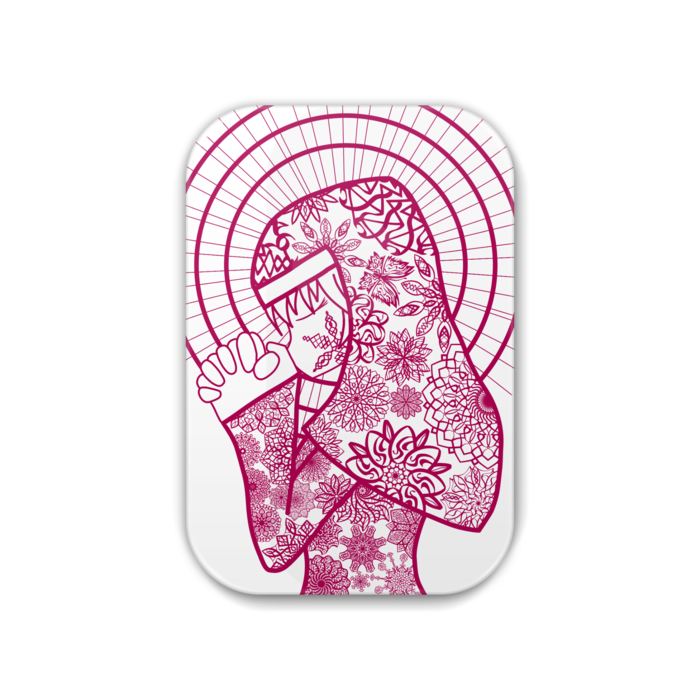 缶バッジ - 角丸 51x76mm