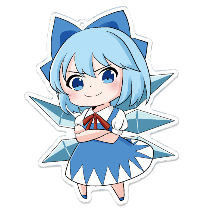 チルノ　特大アクリルキーホルダー