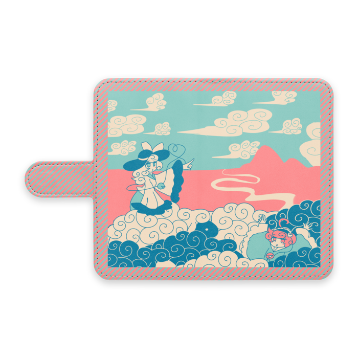 手帳型Androidケース - S - ストラップ穴 なし