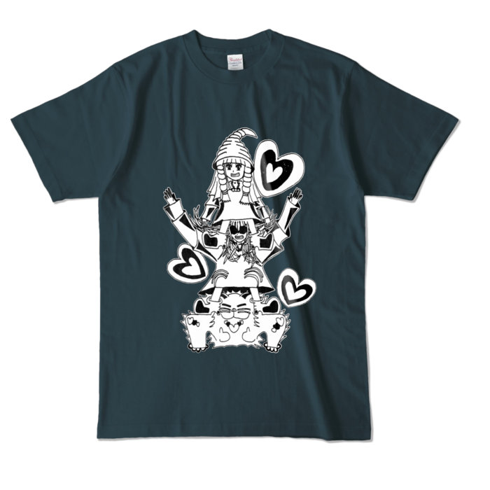 カラーTシャツ - L - デニム (濃色)