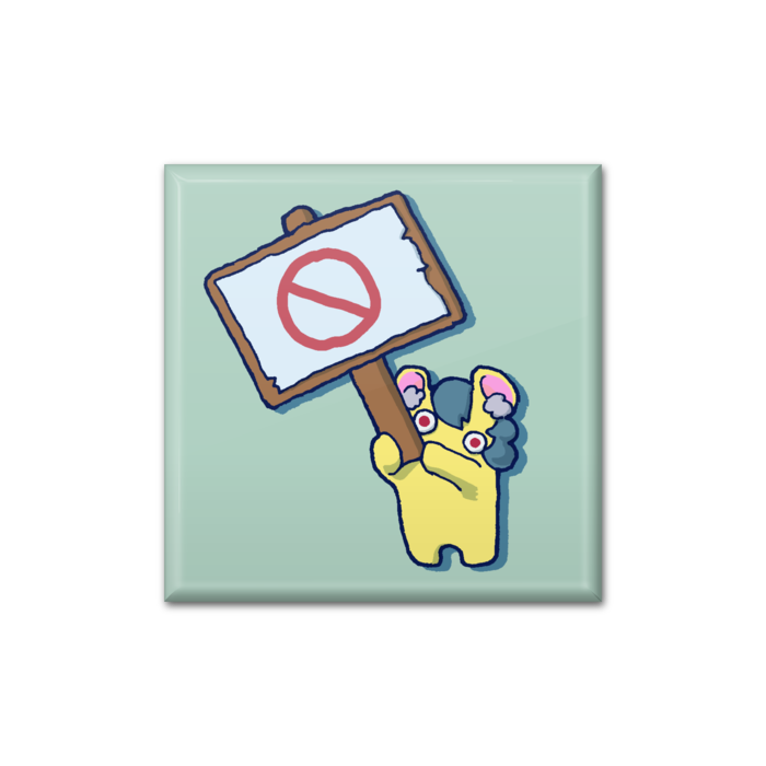 缶バッジ - 四角形40mm