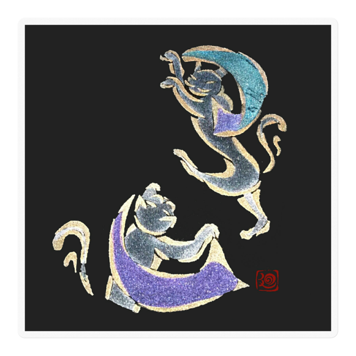 猫又ステッカー ぐるぐるねこ屋 Booth