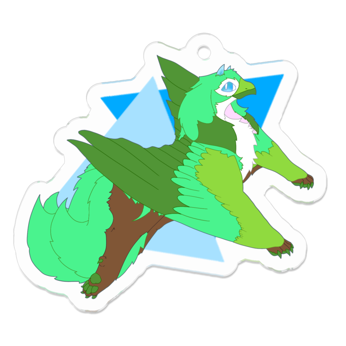 アクリルキーホルダー - 50 x 50 (mm)