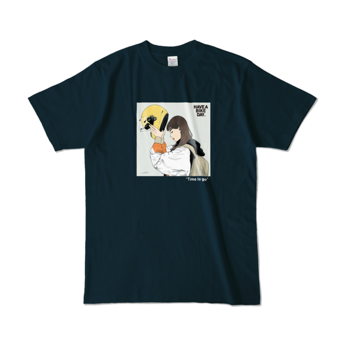 カラーTシャツ - L - ネイビー (濃色)
