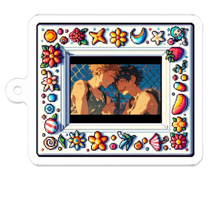 アクリルキーホルダー - 50 x 50 (mm)