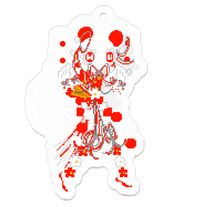 アクリルキーホルダー - 50 x 50 (mm)