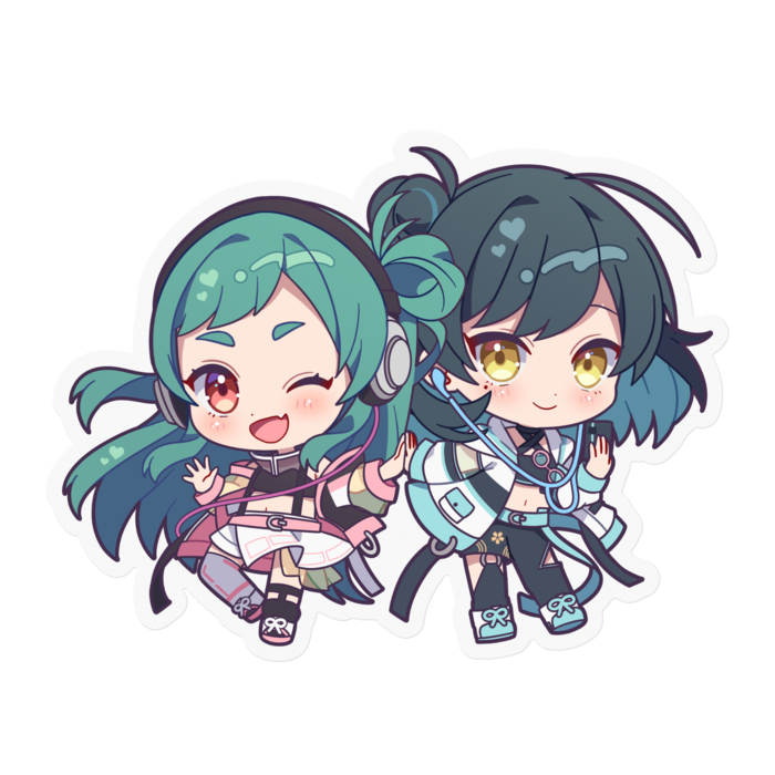 ステッカー - 100 x 100 (mm)