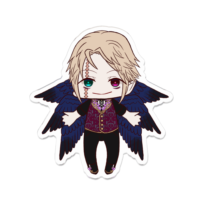 アクリルバッジ - 70 x 70 (mm)