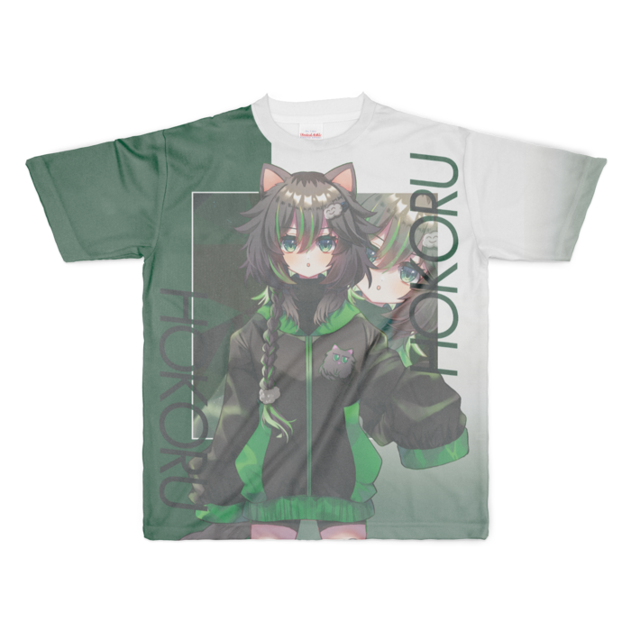 フルグラフィックTシャツ - XL - 両面印刷