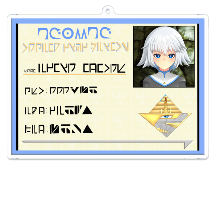 アクリルキーホルダー - 100 x 100 (mm)
