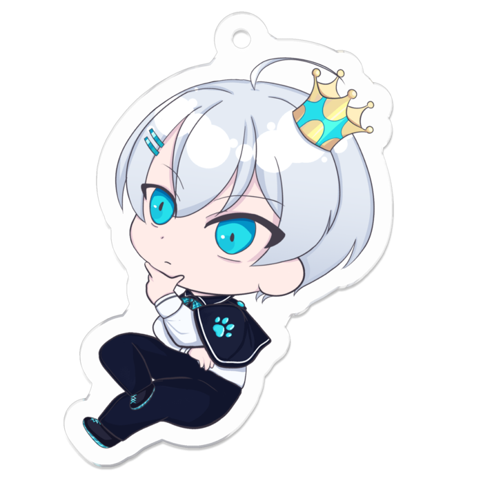 アクリルキーホルダー（コーティング） - 50 x 50 (mm)