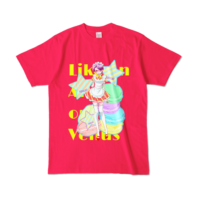 カラーTシャツ - L - ホットピンク (濃色)