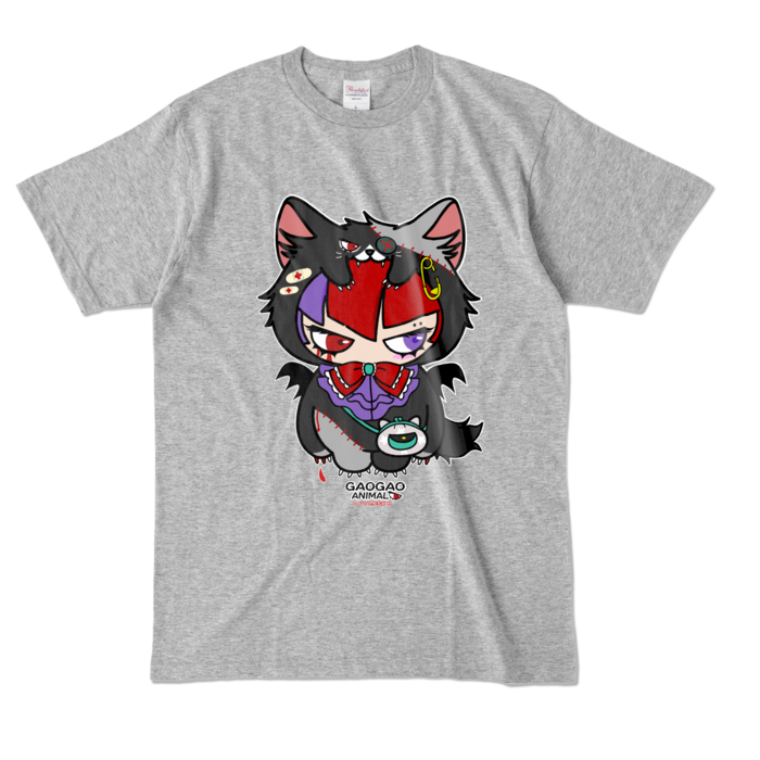 カラーTシャツ - L - 杢グレー (濃色)