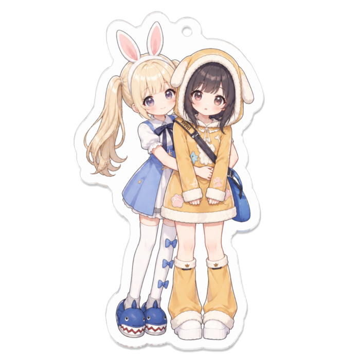 アクリルキーホルダー - 70 x 70 (mm)
