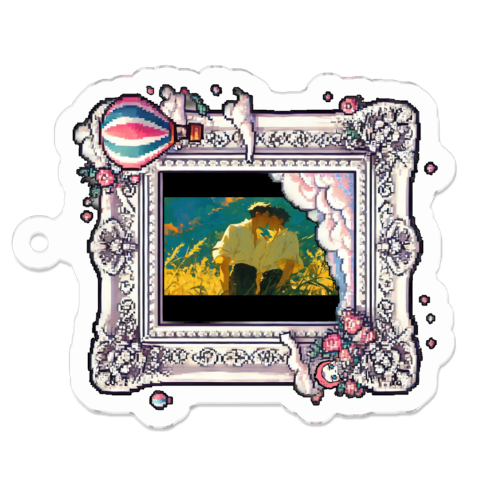 アクリルキーホルダー - 50 x 50 (mm)