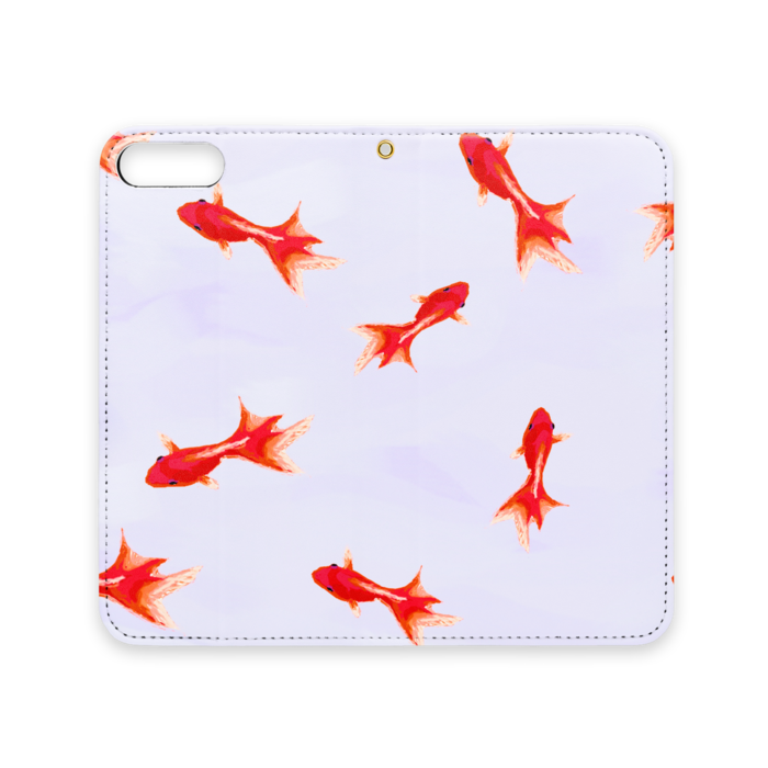 手帳型iPhoneケース（ベルトなし） - iPhone 7 Plus / 8 Plus - ストラップ穴 あり