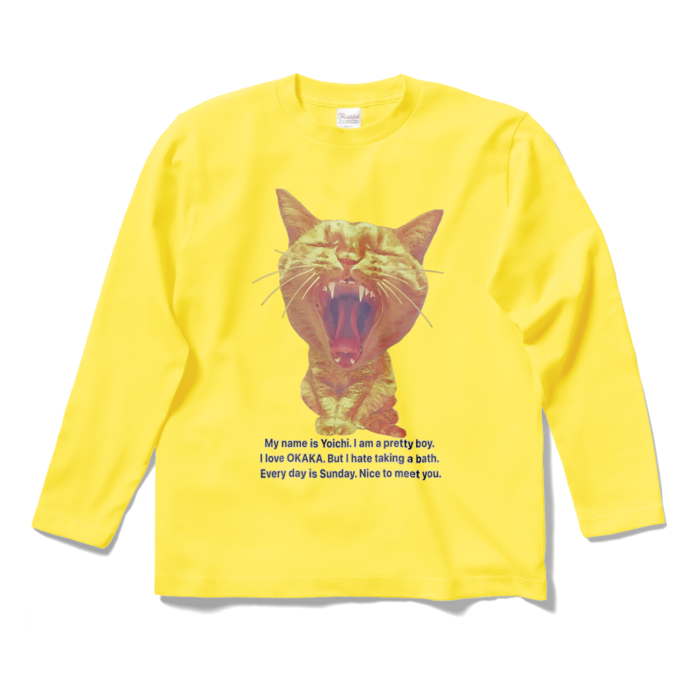 ロングスリーブTシャツ - S - イエロー