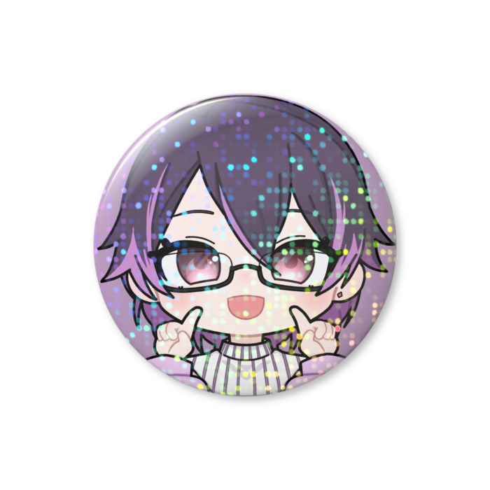 ホログラム缶バッジ - 32mm