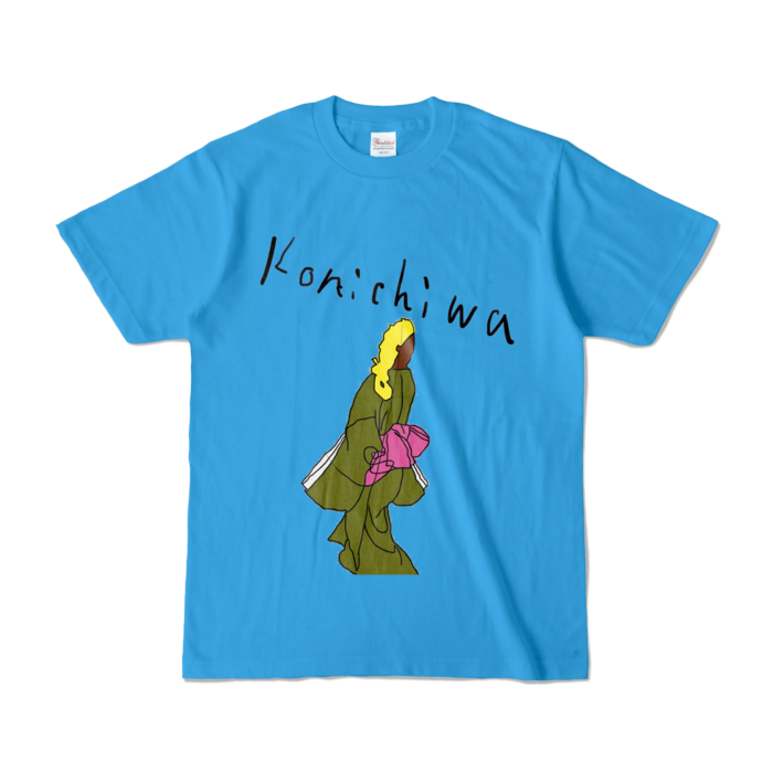 カラーTシャツ - S - ターコイズ (濃色)