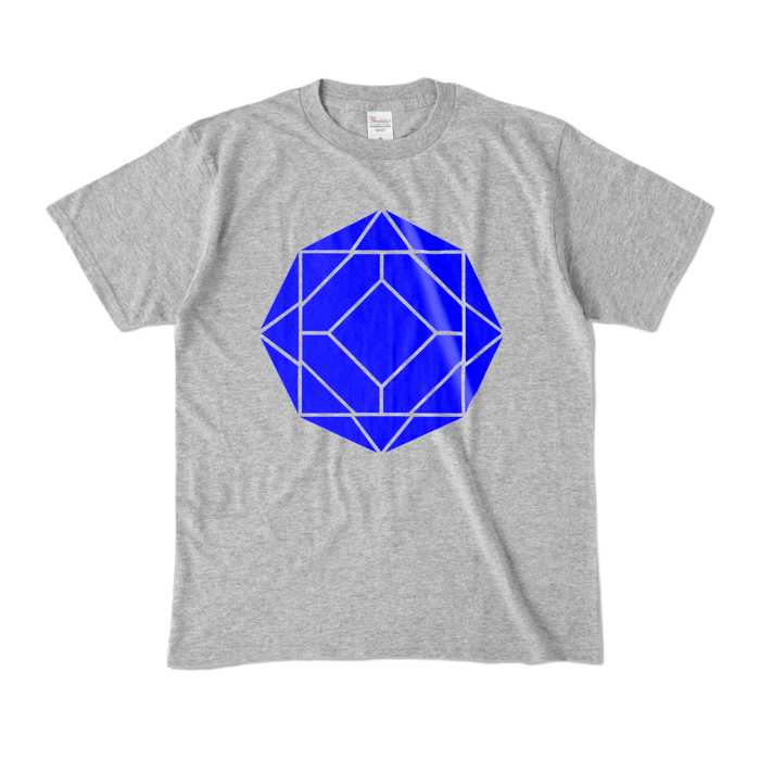カラーTシャツ - M - 杢グレー (濃色)