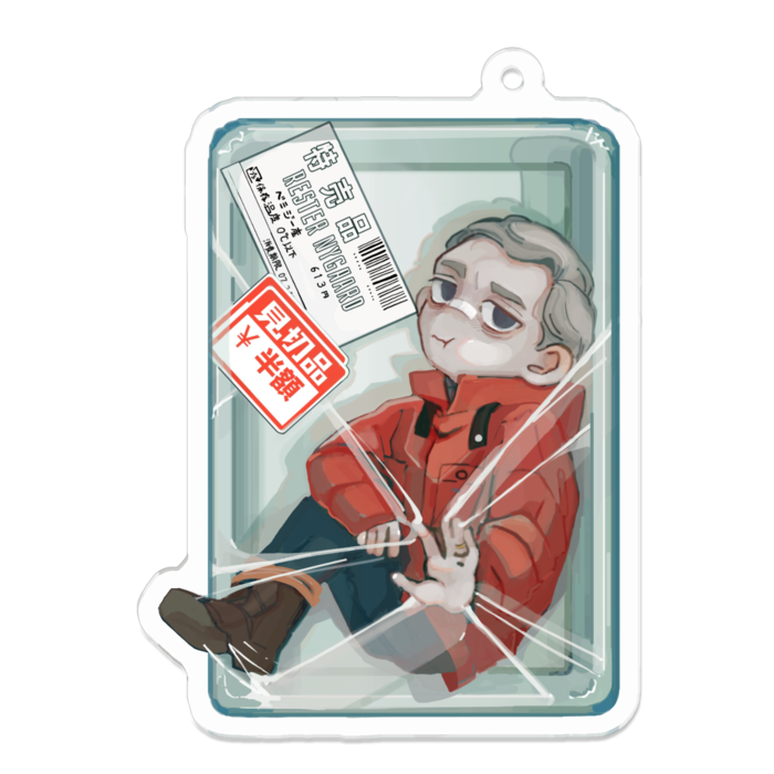 アクリルキーホルダー - 70 x 70 (mm)