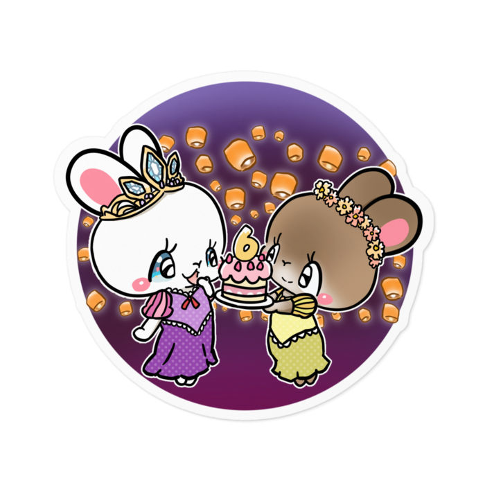 ステッカー - 100 x 100 (mm)