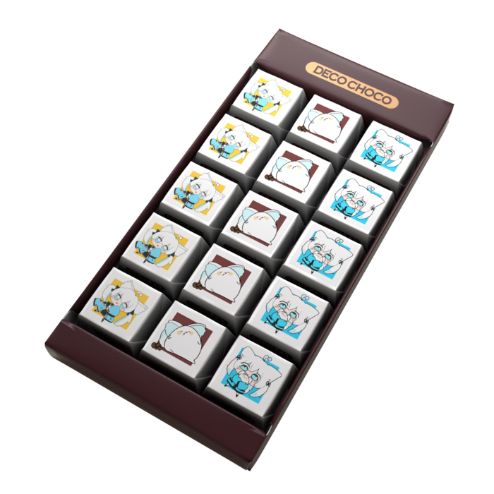 DECOチョコ - 列ごとにデザイン