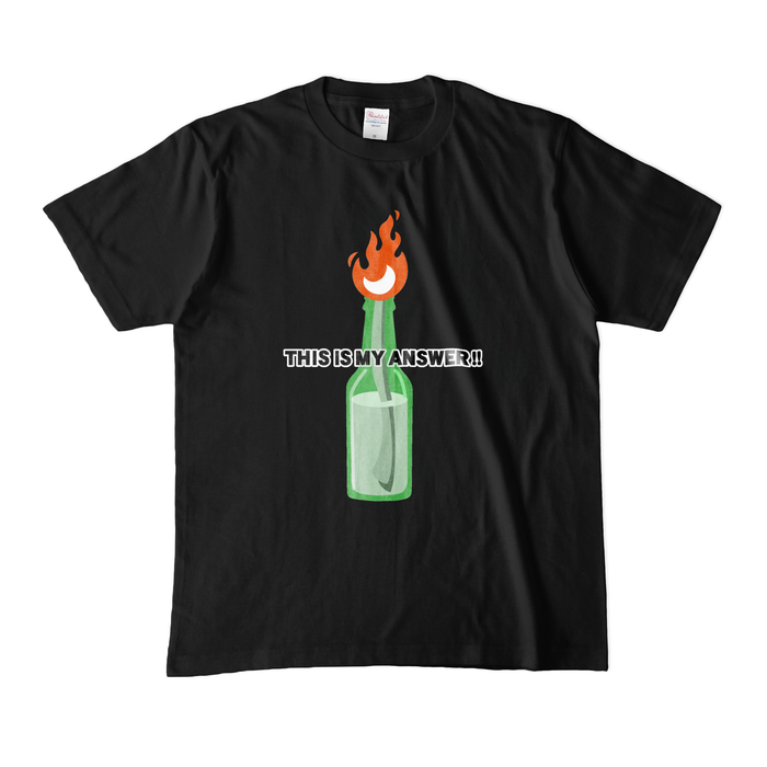 カラーTシャツ(濃色) - M - ブラック