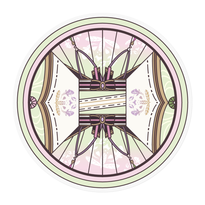 ステッカー - 100 x 100 (mm)