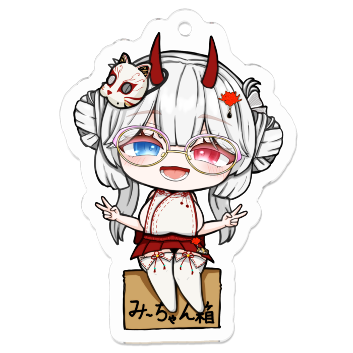 アクリルキーホルダー - 50 x 50 (mm)