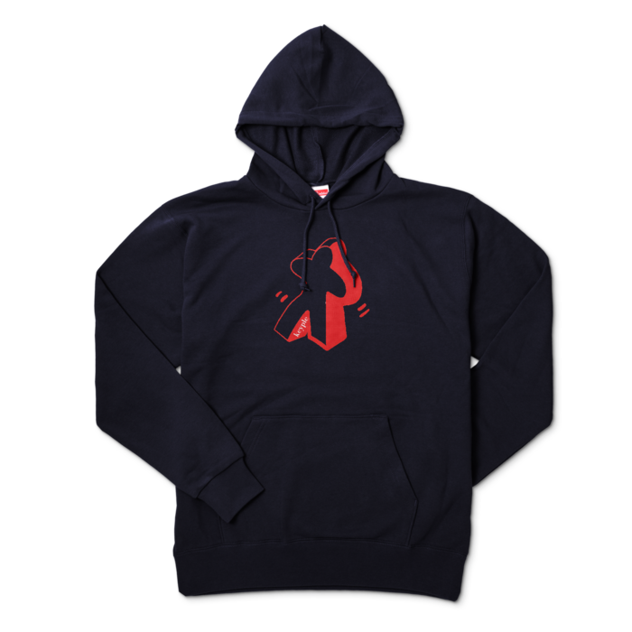 パーカー - XL - ネイビー