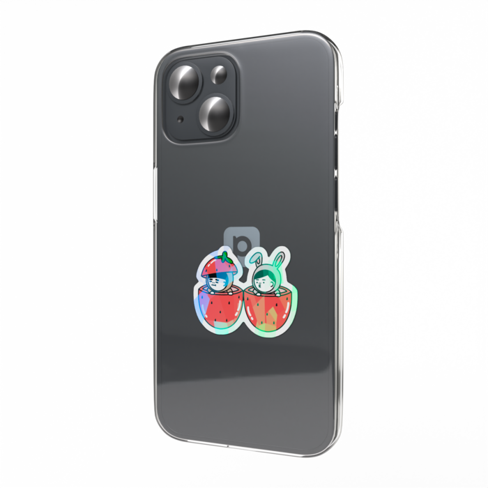 ホログラムスマホステッカー - 縦