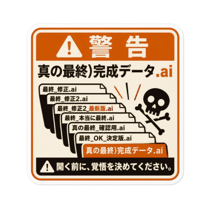 ステッカー - W100 × H100mm 以内　カオス2
