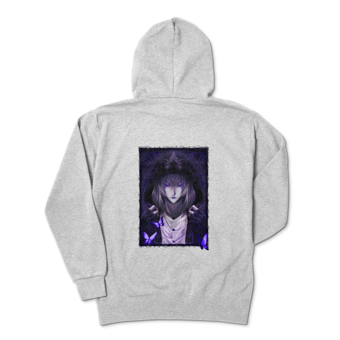 ジップパーカー - XL - 杢グレー