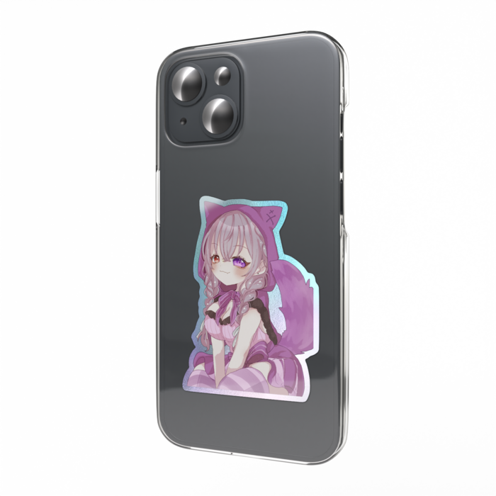 オーロラスマホステッカー - 縦