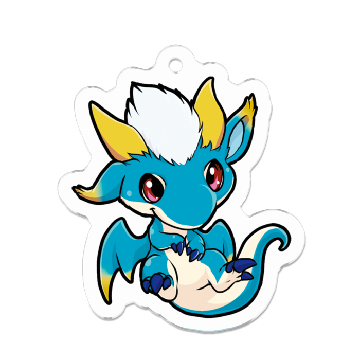 アクリルキーホルダー - 50 x 50 (mm)