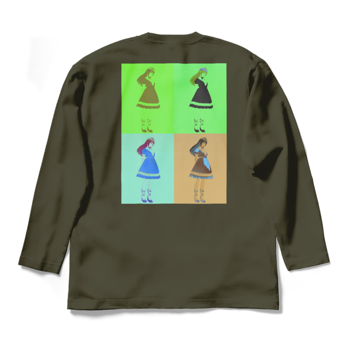 ロングスリーブTシャツ - L - アーミーグリーン