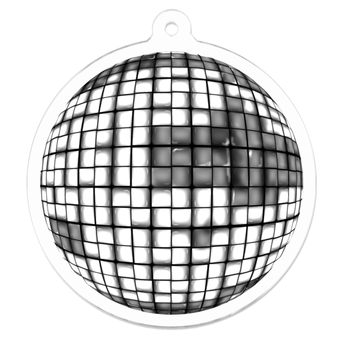 アクリルキーホルダー - 50 x 50 (mm)