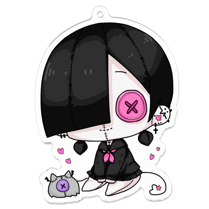 アクリルキーホルダー - 70 x 70 (mm)