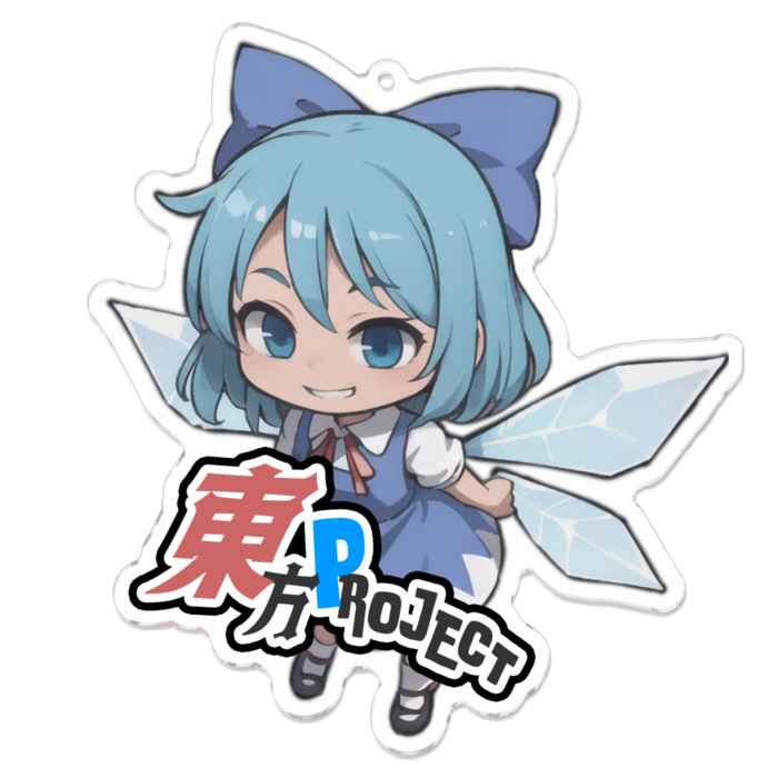 アクリルキーホルダー - 100 x 100 (mm)