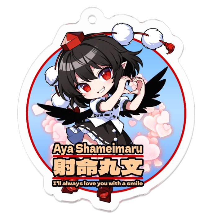 アクリルキーホルダー - 50 x 50 (mm)