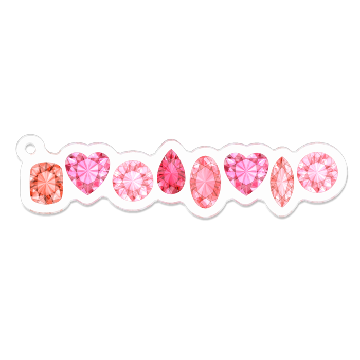 アクリルキーホルダー - 70 × 70 (mm)