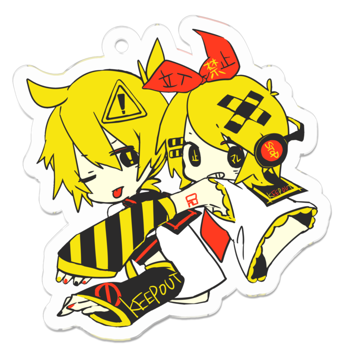 アクリルキーホルダー - 50 x 50 (mm)