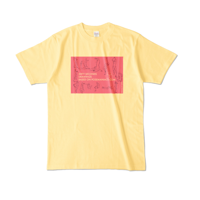 カラーTシャツ - L - ライトイエロー (淡色)