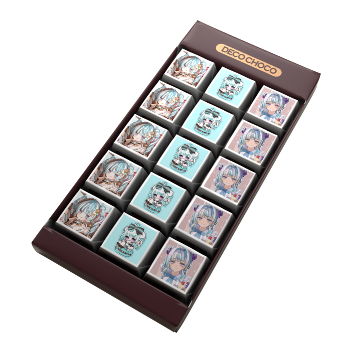DECOチョコ - 列ごとにデザイン